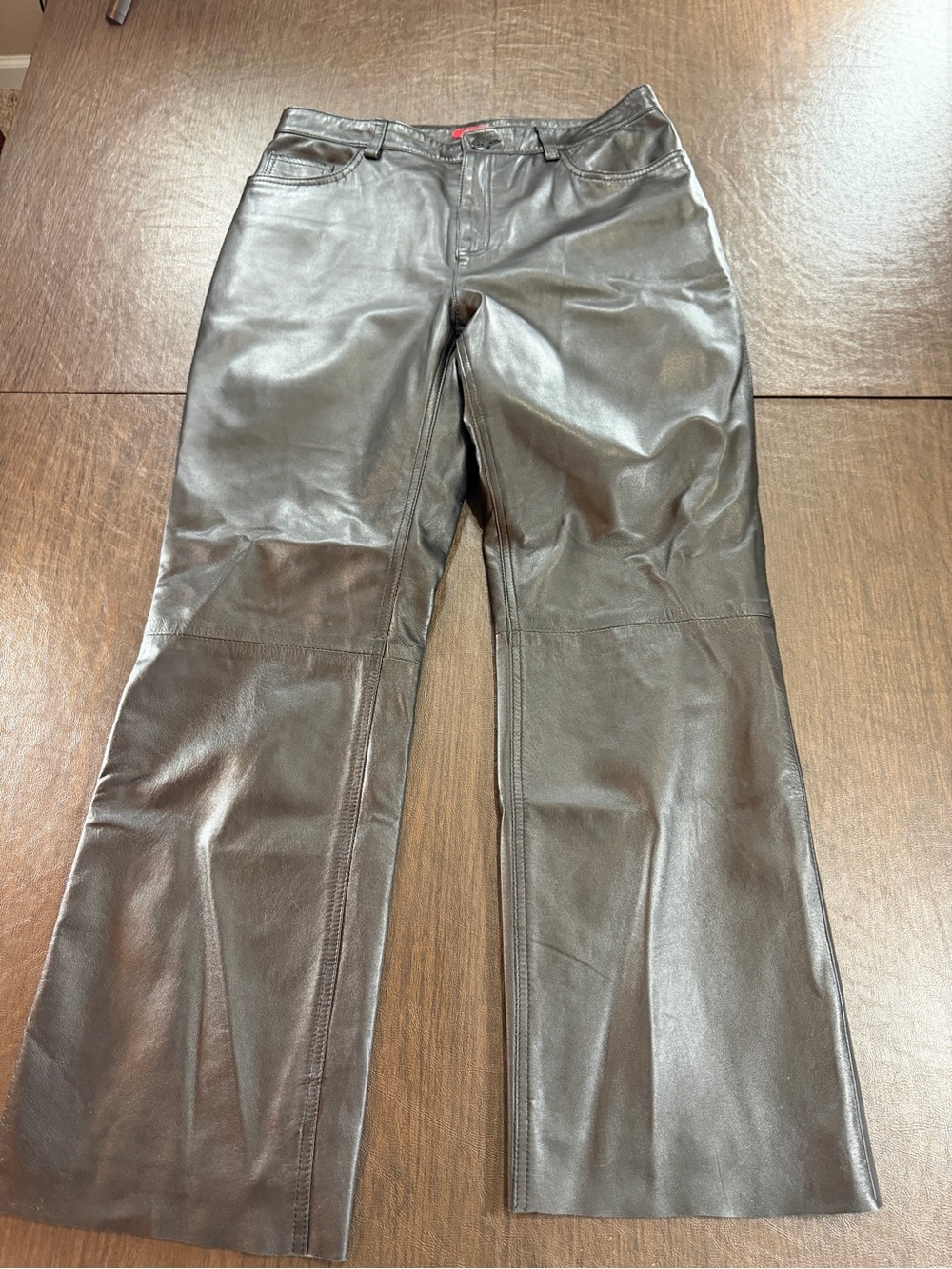 Burns Black Women’s Leather Pants Sz 12
